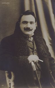 Enrico Caruso, Italiaanse operazanger door Italian Photographer