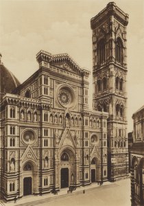 Florence: La Facciata della Cattedrale, Arch De Fabris e del Moro door Italian Photographer