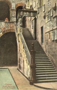 Florence, Italië, Bargello, Trap