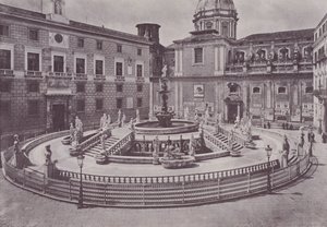 Italië: Palermo, Piazza Pretoria