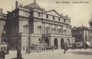 La Scala operahuis, Milaan door Italian Photographer