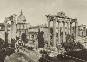Forum Romanum met de nieuwe opgravingen door Italian Photographer