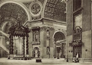 S. Peters Basiliek, Binnenkant door Italian Photographer