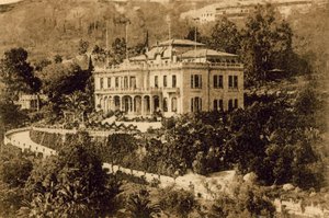 San Remo, Castello Devachan, zetel van de Vredesconferentie in april 1920
