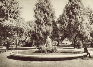 De Pincian Heuvel, De Fontein van Mozes door Italian Photographer