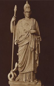 Het standbeeld van Minerva in het Vaticaans Museum, Rome