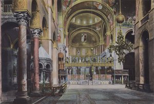 Venetië, Interieur van de Kerk San Marco door Italian Photographer