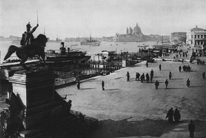 Venetië, Riva degli Schiavoni (zw/w foto)