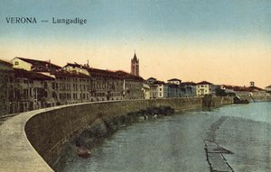 Verona, Italië, Lungadige