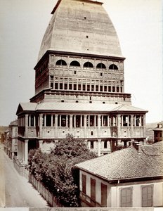 Uitzicht op de Antonelliaanse Mole in Turijn, ca. 1878