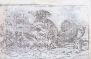 Een Fantastische Viswagen, 1579 door Italian School