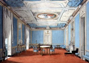 Een Neoklassiek Napolitaans Palazzo Interieur, c.1830 door Italian School