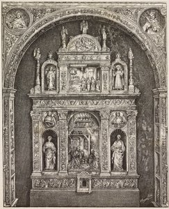 Altaar in de kerk van St Cita, door Antonello Gagini, Palermo