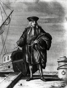Een admiraal van het Venetiaanse arsenaal (gravure) door Italian School