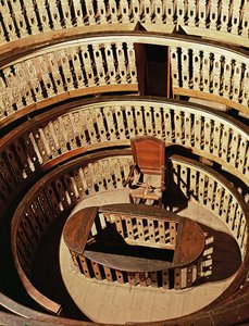 Anatomisch theater, gebouwd 1594-95 door Italian School