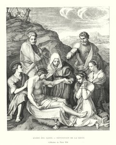 Andrea del Sarto, Kruisafneming, Collectie van het Pitti Paleis door Italian School