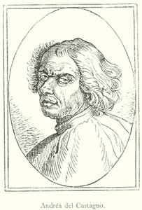 Andrea del Castagno (gravure) door Italian School