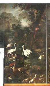 Dieren, Mythe van Orpheus (detail) door Italian School