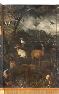 Dieren, Mythe van Orpheus (detail) door Italian School