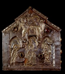 Ark van Barbarossa, met scènes uit het leven van Johannes de Doper door Italian School