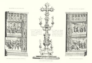 Doopkapel van San Giovanni, altaarstuk in zilver (gravure) door Italian School