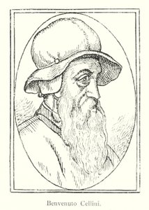 Benvenuto Cellini (gravure) door Italian School