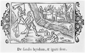 Inname van een stad door vuur, illustratie uit Historia de Gentibus Septentrionalibus door Olaus Magnus (1490-1558), uitgegeven in Rome, 1555