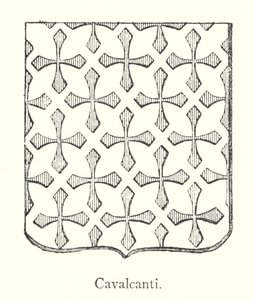 Cavalcanti (gravure) door Italian School