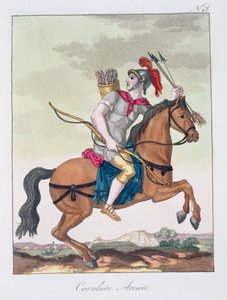 Cavalerieboogschutter, uit LAntica Roma, 1825