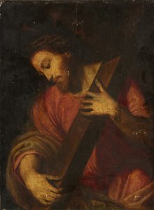 Christus draagt het kruis door Italian School
