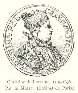 Christine de Lorraine door Italian School