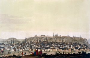 Stad Tobolsk, Rusland, ca. 1820-30 door Italian School