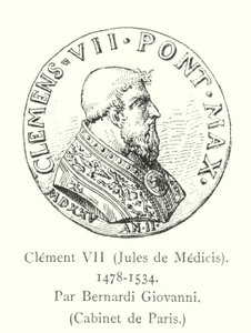 Clement VII, Jules de Medicis door Italian School