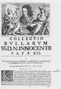Verzameling van de Pauselijke Bullen van Paus Innocentius XII