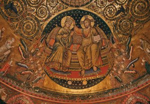 Kroning van de Maagd, 1296 door Italian School