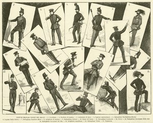 Costumi Militari Veneti Del 1848-49 door Italian School