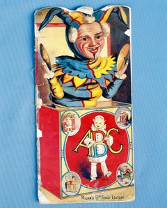 Omslag van ABC-alfabetboek, geïllustreerd kinderboek, uitgegeven door Gebroeders Tensi, Milaan, Italië, 20e eeuw door Italian School