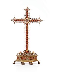 Crucifix, Trapani, eerste helft van de 18e eeuw door Italian School