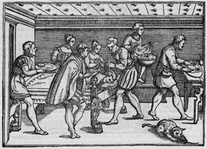Gravure van 1574 in 