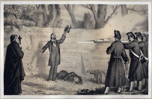 Executie van de Bandiera-broers (Italiaanse patriotten, Attilio en Emilio Bandiera)