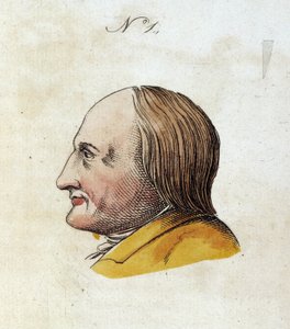 Figuur nummer 1 die het gezicht van een man voorstelt in 