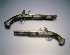 Vuursteenpistolen, Brescia, ca. 1670