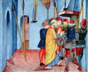 Petrus Verloochent Christus door Italian School