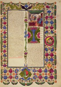 Beginwoorden van Het Boek Exodus, uit de Borso d