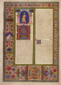 Brief van St. Paulus aan Cortina, uit de Borso d