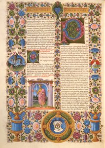 Brief van St. Paulus aan de Kolossenzen, uit de Borso d