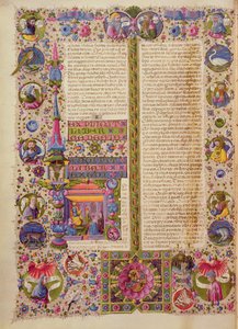 Fol.26v Het Boek Exodus, uit de Borso d