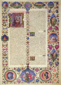 Fol.2R Begin van de Proloog, uit de Borso d