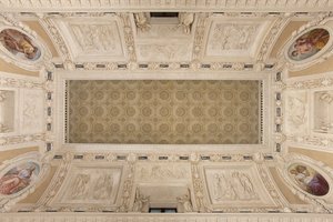 Vier seizoenen en plafond door Italian School