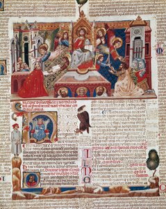 Frontispicepagina van het manuscript 